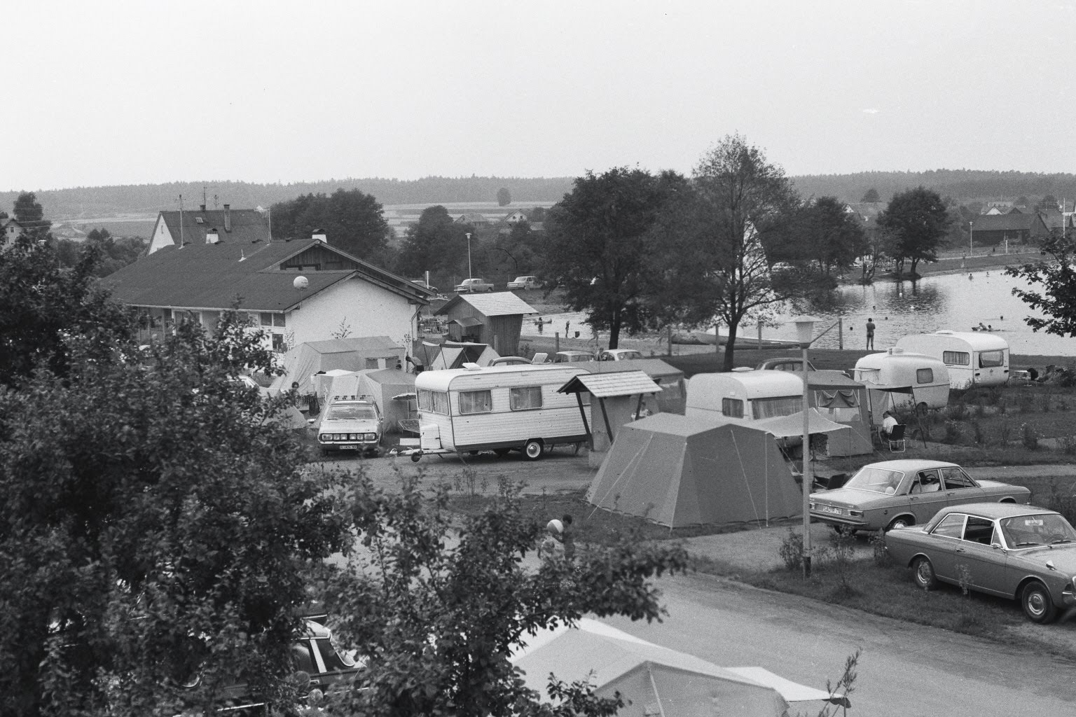 Damals - Neubäuer See Campingplatz früher