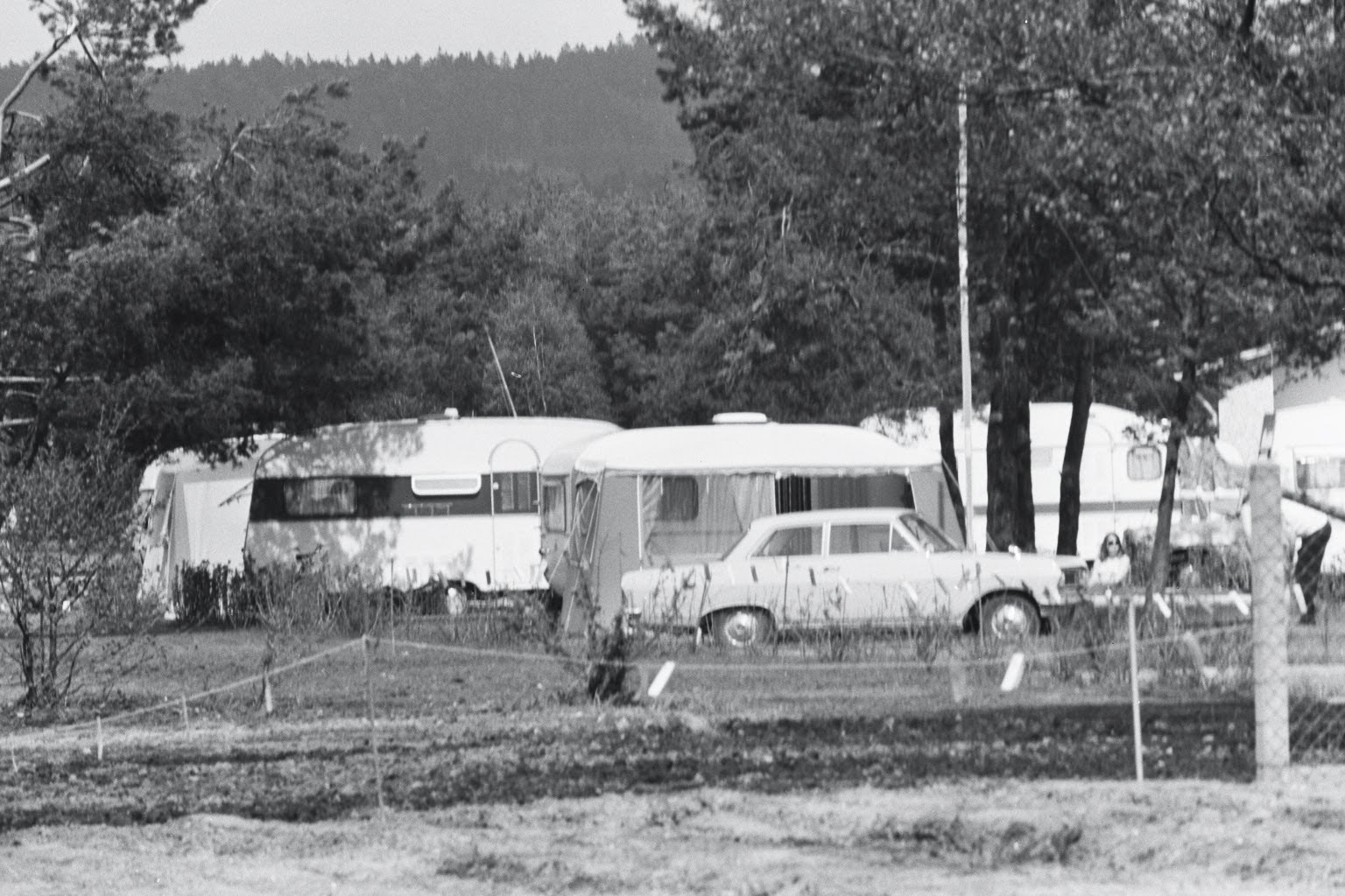 Damals - Neubäuer See Campingplatz Wohnwagenplatz früher